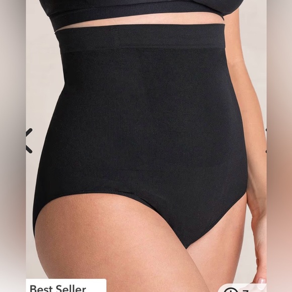 Shapermint Black High-Waisted Shaper Panty - Picture 7 of 8